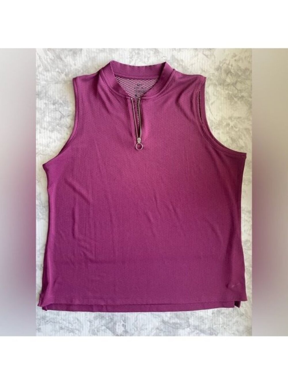 Nike Dri-FIT Sleeveless Golf Polo Womens Sz XL (26-0242)